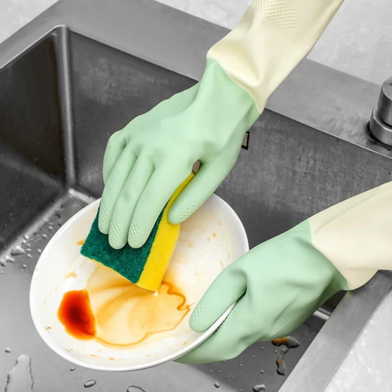 Guantes de cocina gruesos, gua - Dish Glove Rubber reseña y precio