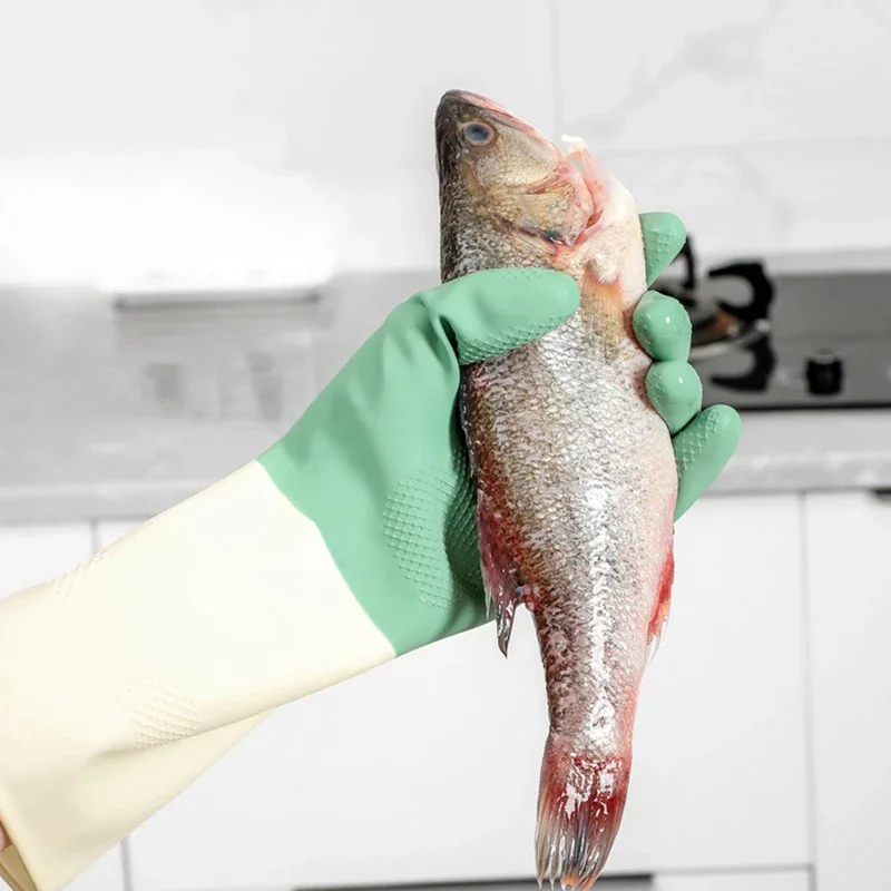Guantes de cocina gruesos, gua - Dish Glove Rubber reseña y precio