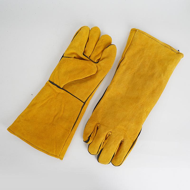 1 par de guantes de cuero para - Cut Resistant Glove reseña y precio
