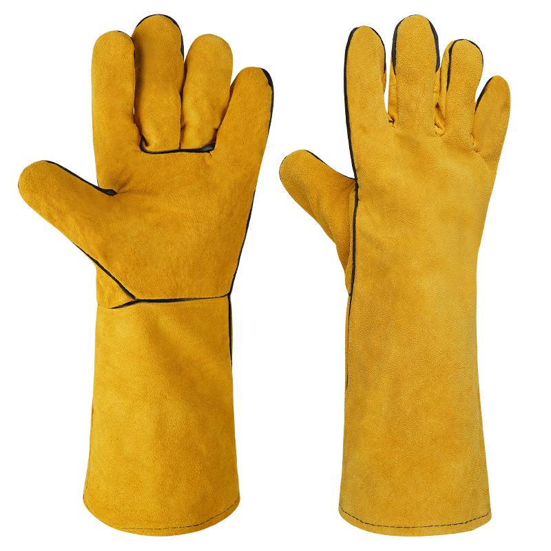 1 par de guantes de cuero para - Cut Resistant Glove reseña y precio