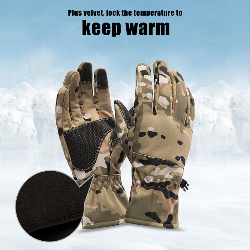 Guantes Tácticos de Camuflaje  - Ski Glove Waterproof reseña y precio