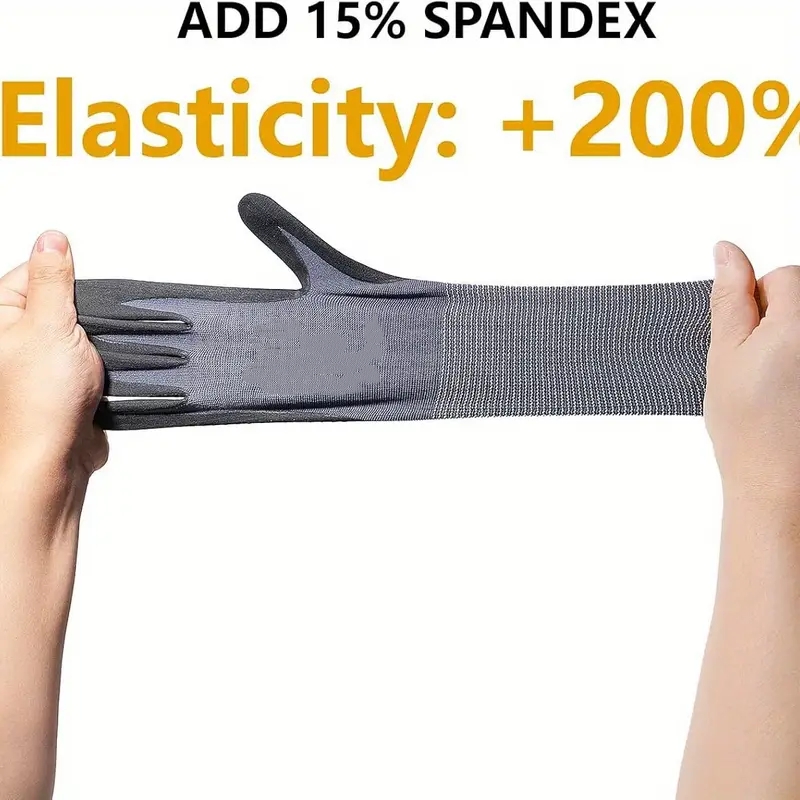 Guantes de trabajo de segurida - Nitrile Mechanic Glove reseña y precio
