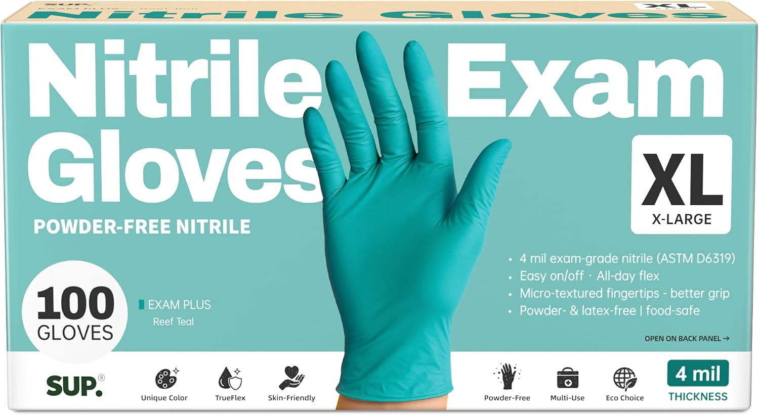 Guantes de Nitrilo para Examen - Exam Glove Nitrile reseña y precio