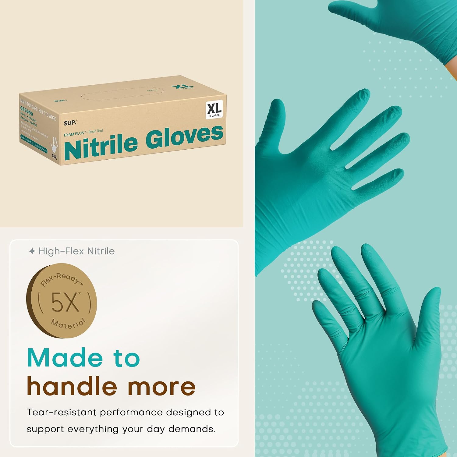 Guantes de Nitrilo para Examen - Exam Glove Nitrile reseña y precio