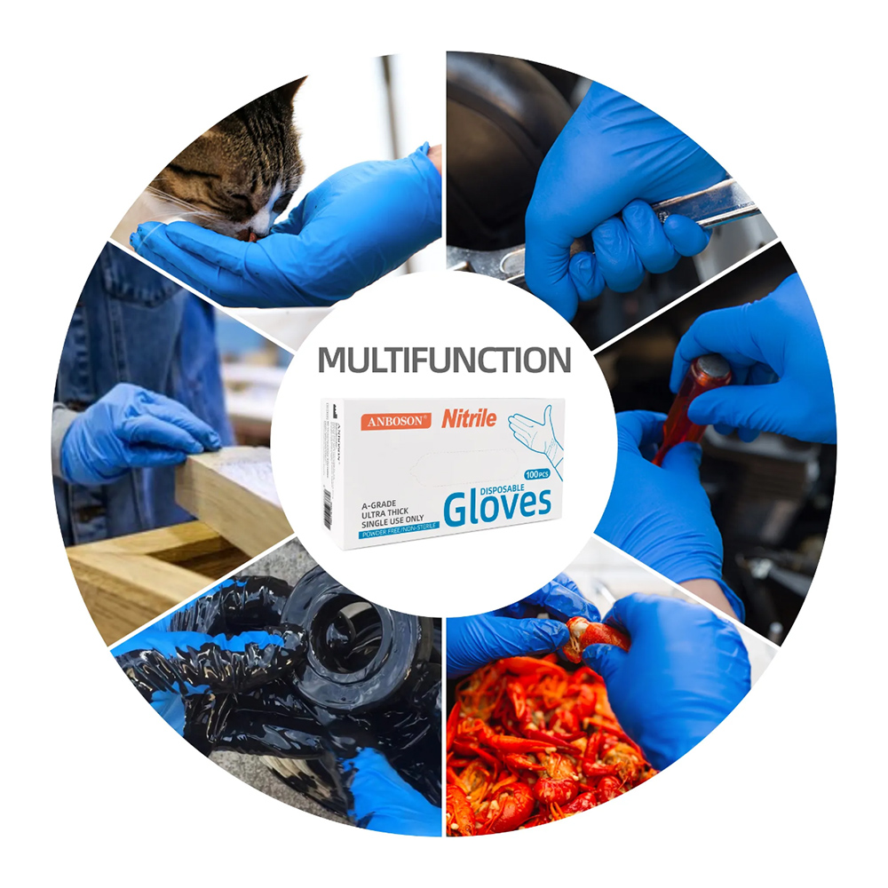 Guantes de examen de nitrilo:  - Exam Glove Nitrile reseña y precio