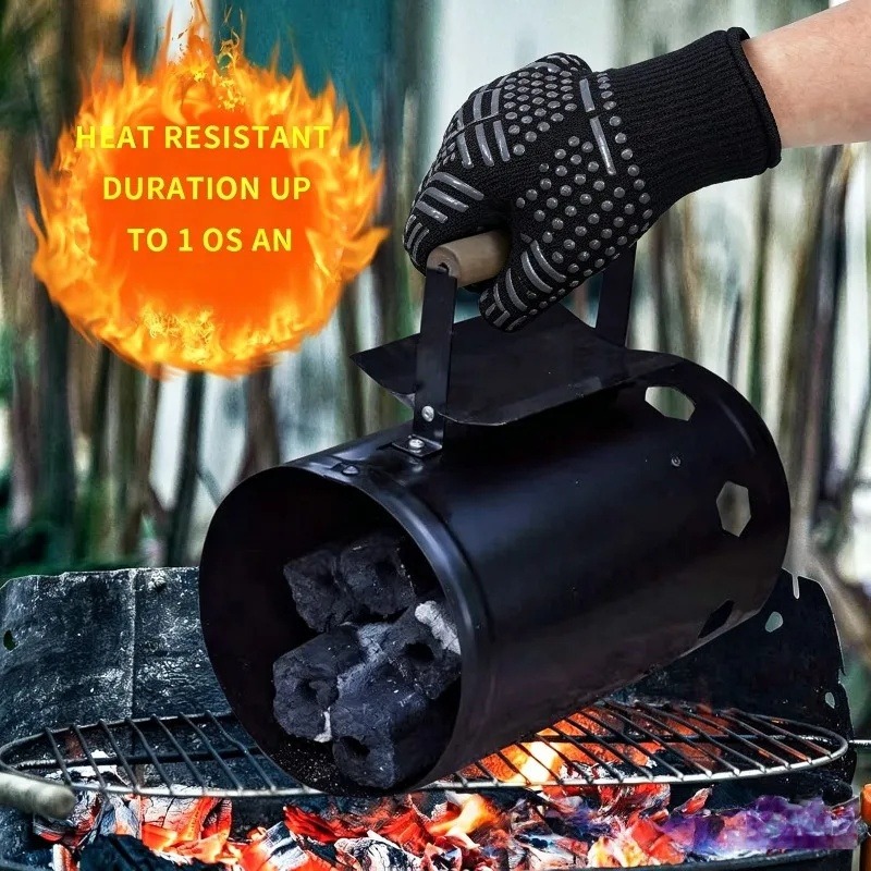 1 unidad/1 par de guantes para - Oven Mitt Silicone reseña y precio