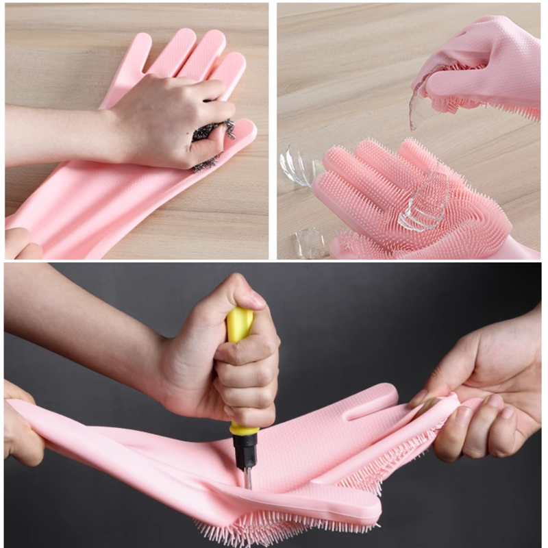 Guantes de limpieza para lavav - Dish Glove Rubber reseña y precio