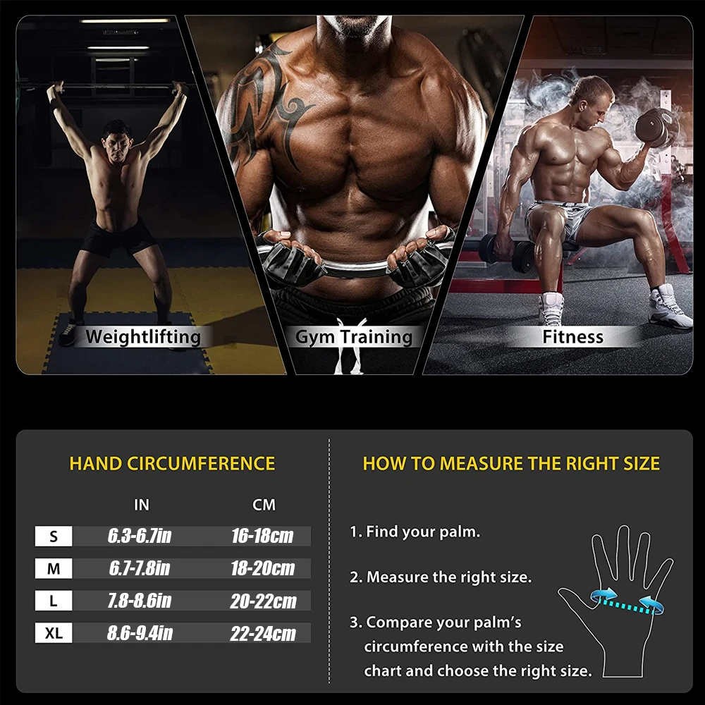 1 par de guantes de gimnasio d - Workout Glove Gym reseña y precio