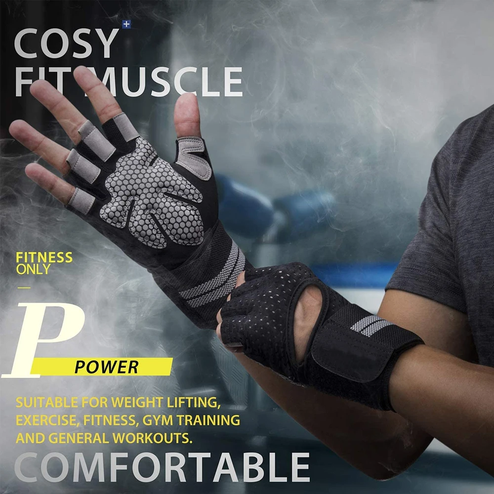 1 par de guantes de gimnasio d - Workout Glove Gym reseña y precio