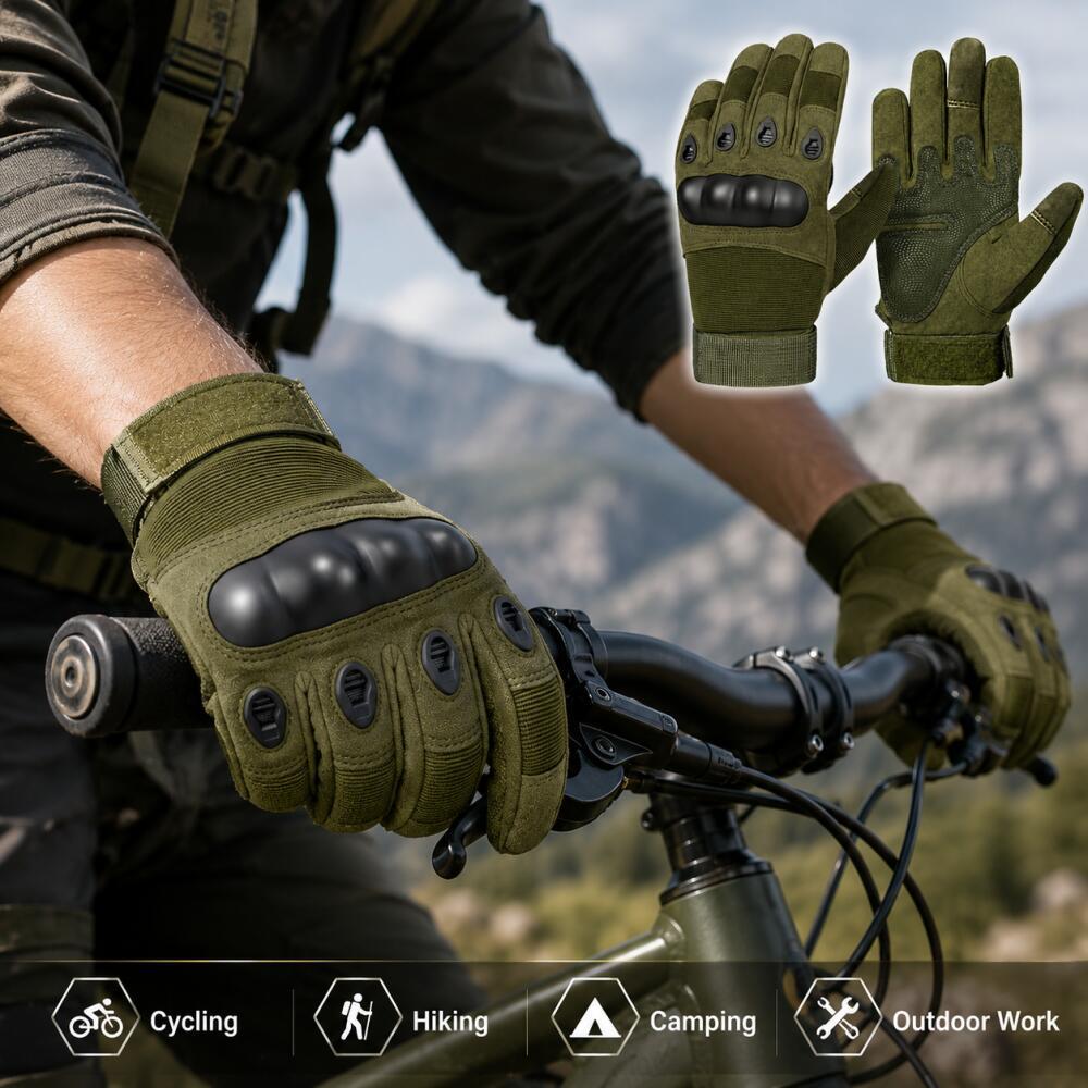 Guantes Tácticos de Dedo Compl - Motorcycle Glove Knuckle reseña y precio
