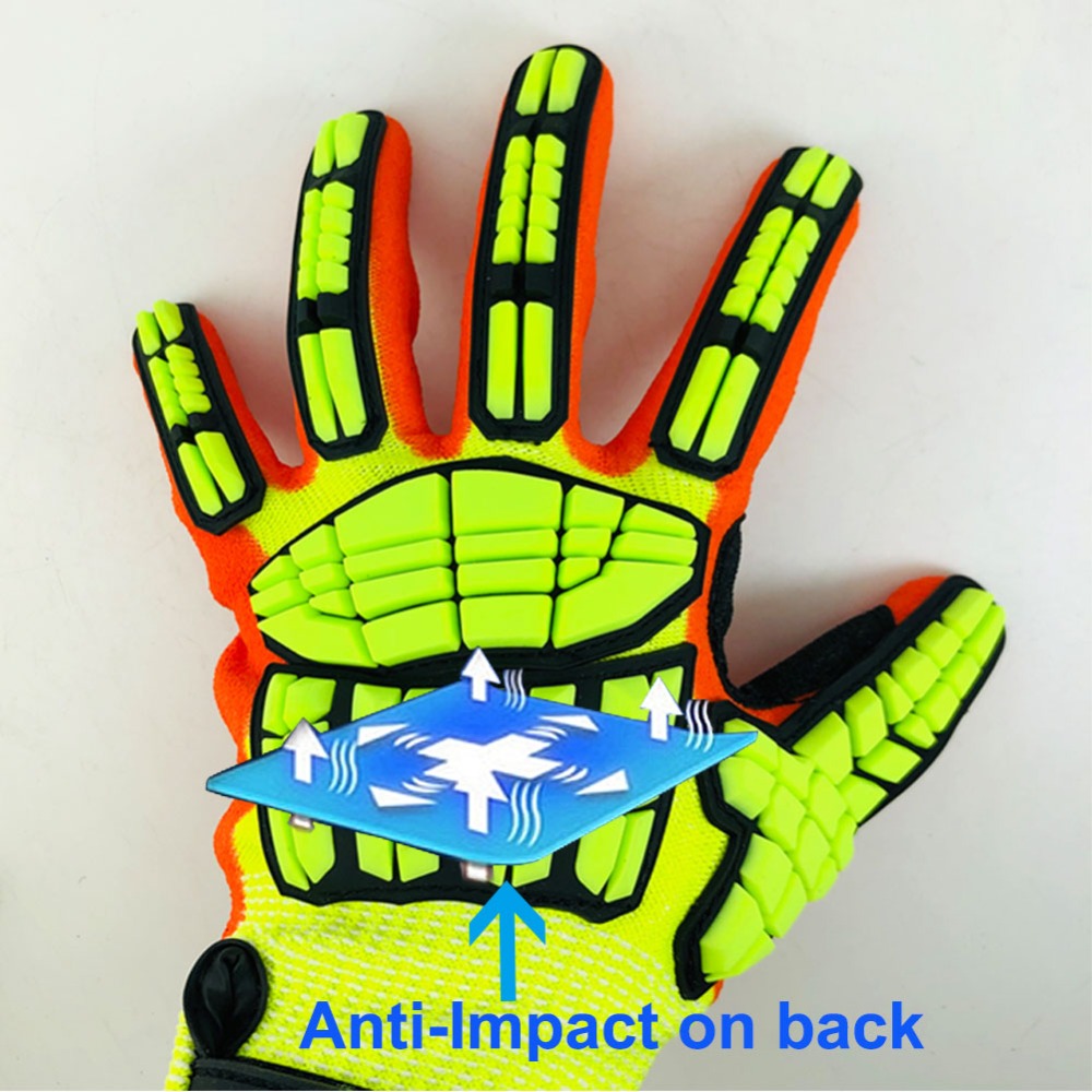 NMSafety Guantes protectores p - Work Glove Impact reseña y precio