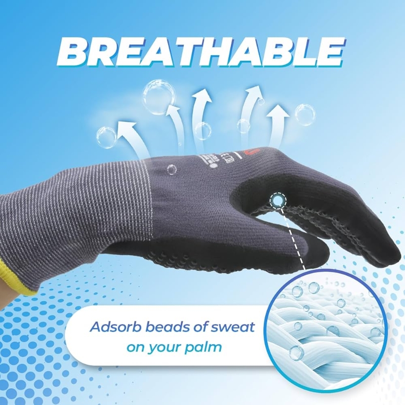 Guantes de trabajo de segurida - Nitrile Mechanic Glove reseña y precio