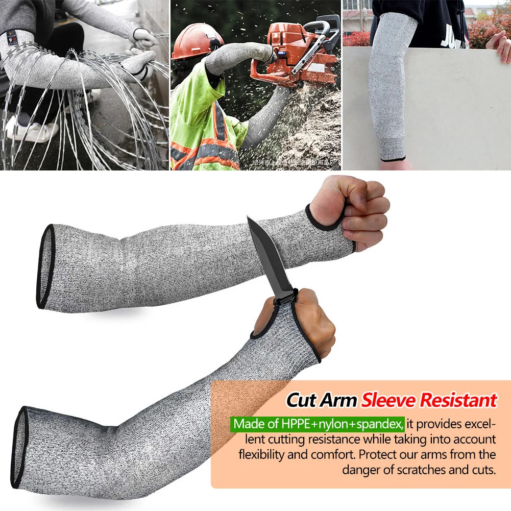Manga de seguridad para brazo  - Cut Resistant Glove reseña y precio