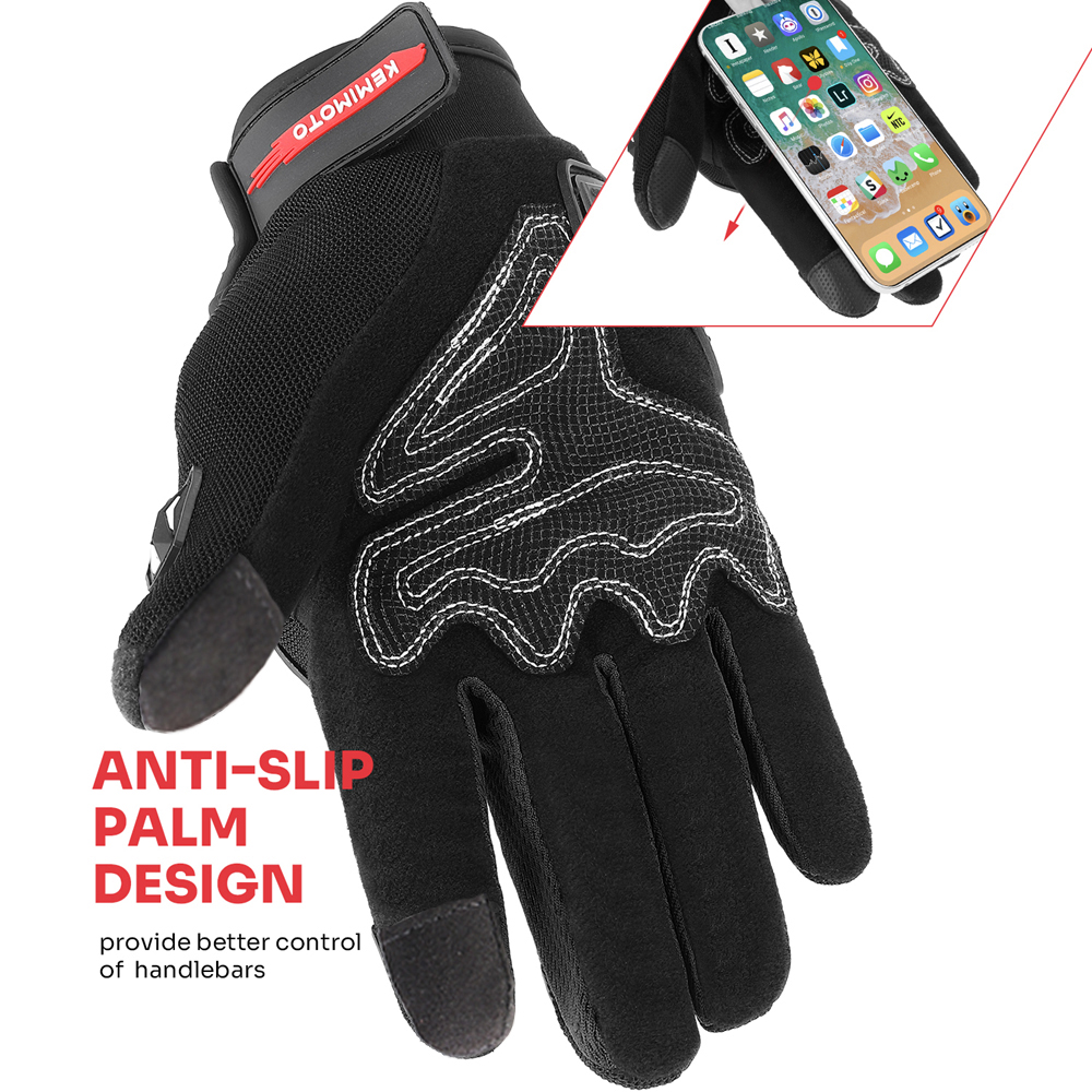 KEMITOUR Guantes de Moto de ve - Cycling Glove Padded reseña y precio